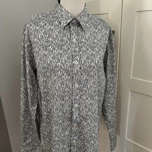 $10 CLEAR OUT SALE - Bugatchi Mens shirt .  NWOT - cardboard still in the collar